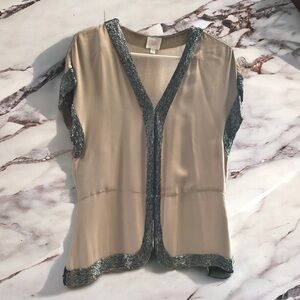 Parker brand, designer women’s top, size L.
